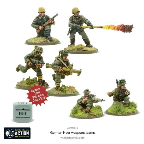 Warlord Games Ejército Alemán Armas Equipos 28mm Bolt Action Deutschland - Imagen 2 de 3