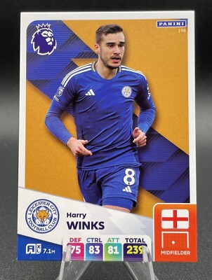 Harry Winks Panini 2024/2025 Adrenalyn XL 24/25 Leicester City # 198