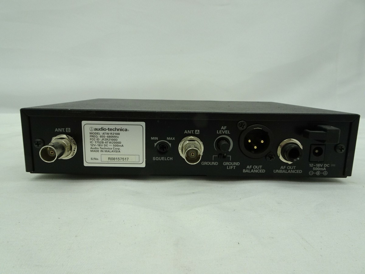 Audio-Technica ATW-R2100 UHF Diversity Receiver Unit Only Audio-Technica ATW-R2100 UHF Diversity Receiver Unit Only