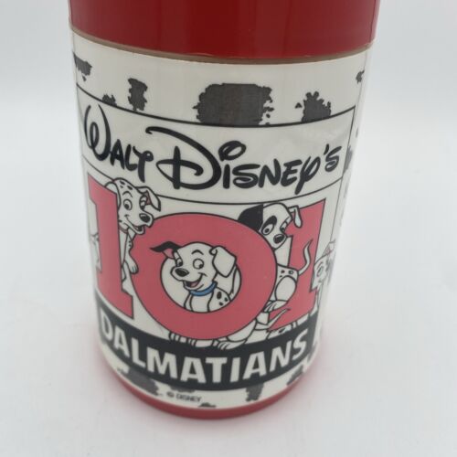 VTG ‘90’s Disney 101 Dalmatians Aladdin Thermos Hot/ Cold Sip Lid - Picture 3 of 11