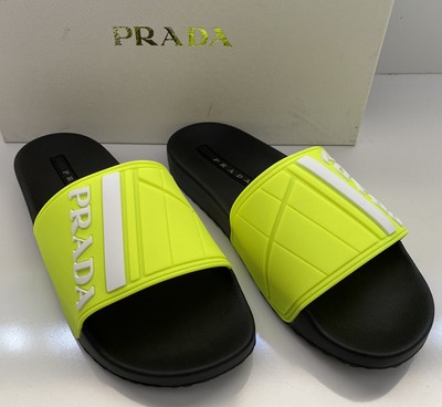 neon yellow sandals size 11