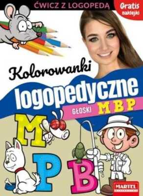 Kolorowanki logopedyczne Głoski M B P {Gloski}