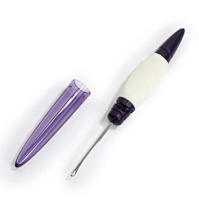 Prym Fangnadel fein Ergonomics, Stahl, pflaumenblau