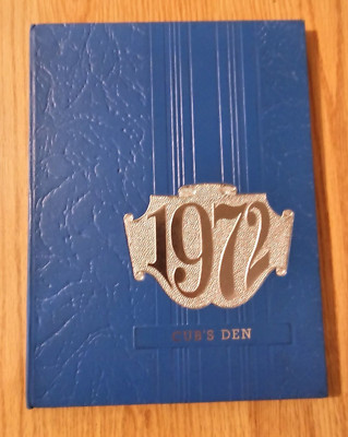 1972 Cub's Den Yearbook Sauder Middle School Jackson Local District OH Ohio
