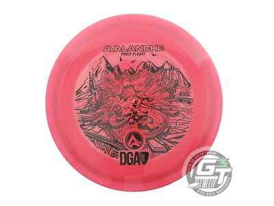 NEW DGA First Run Proline Avalanche 167-169g Red Black Stamp Midrange Golf Disc
