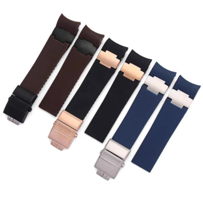 22mm Rubber Strap Fits For Ulysse Nardin Maxi Marine / Diver Silicone Watch Band
