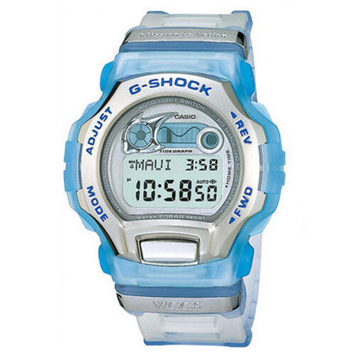 RETRO 1999 Casio G-Shock W.C.C.S. Special DWM100WC-2 Clear Blue Watch *MINT*