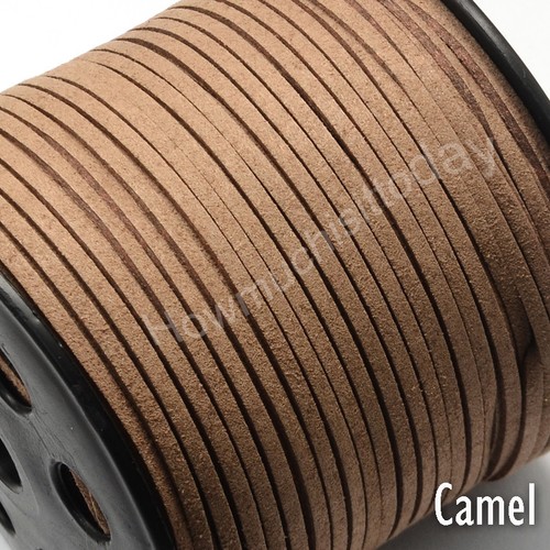 Faux Suede Flat Leather Cord Lace Thread String Enviro Jewellery 2.5m 3mm - Picture 44 of 66