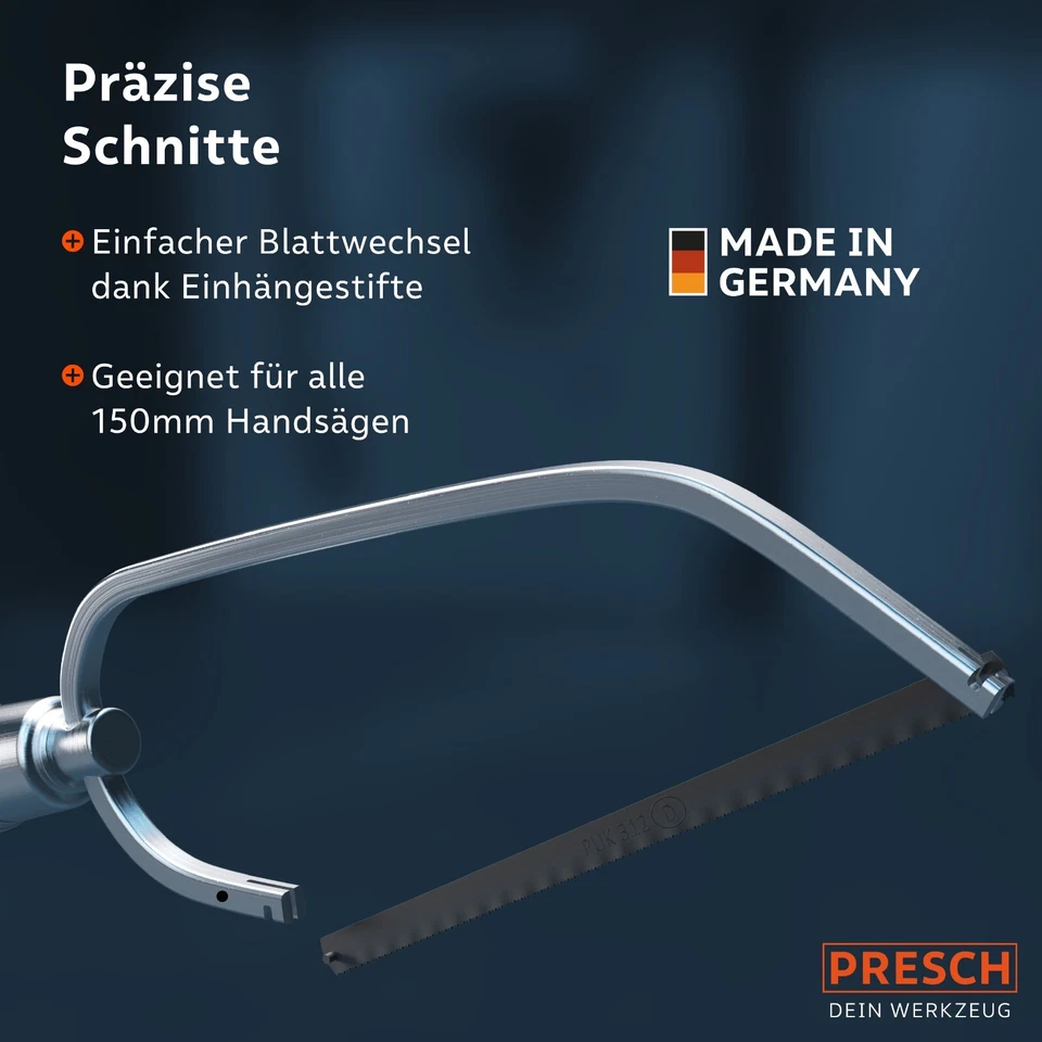 Presch Metallsägeblatt Set PUK 150mm 10 Stk. - Original PUK Sägeblätter - Bild 3 von 4