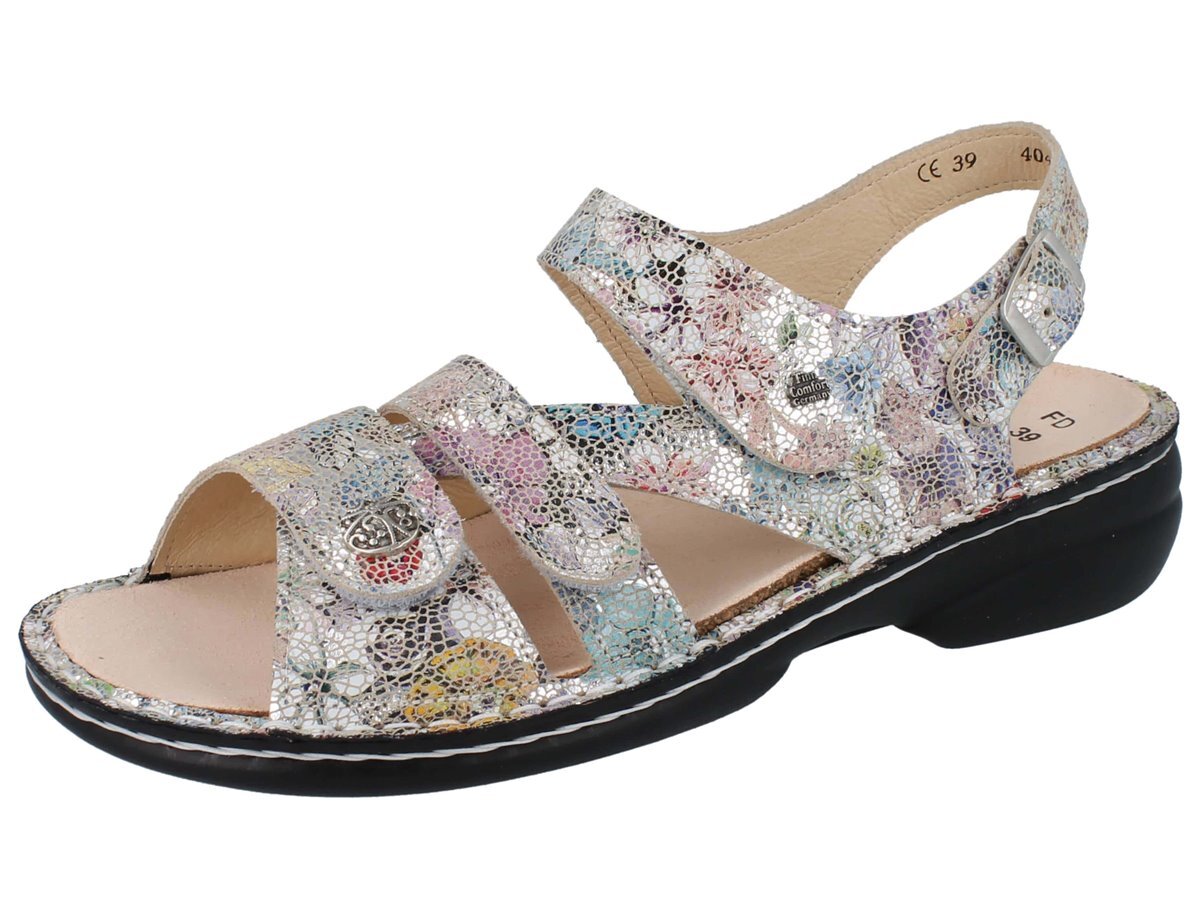 FINN COMFORT Gomera Damen Sandalen mehrfarbig silber multi Summer - Main Image