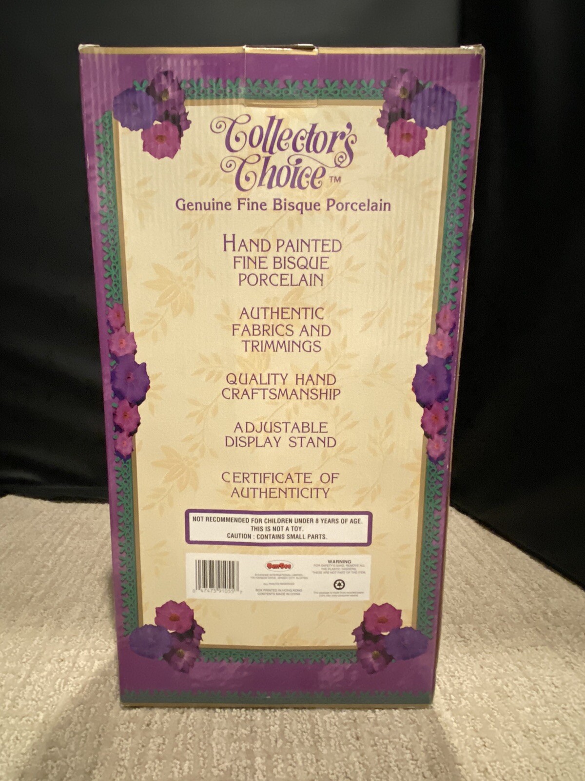 Collectors Choice Genuine Fine Bisque Porcelain Limited Edition Doll