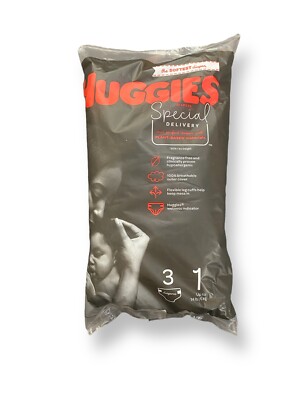 Huggies Special Delivery Perfect Diaper Baby Size 1 Sample Pack of 3