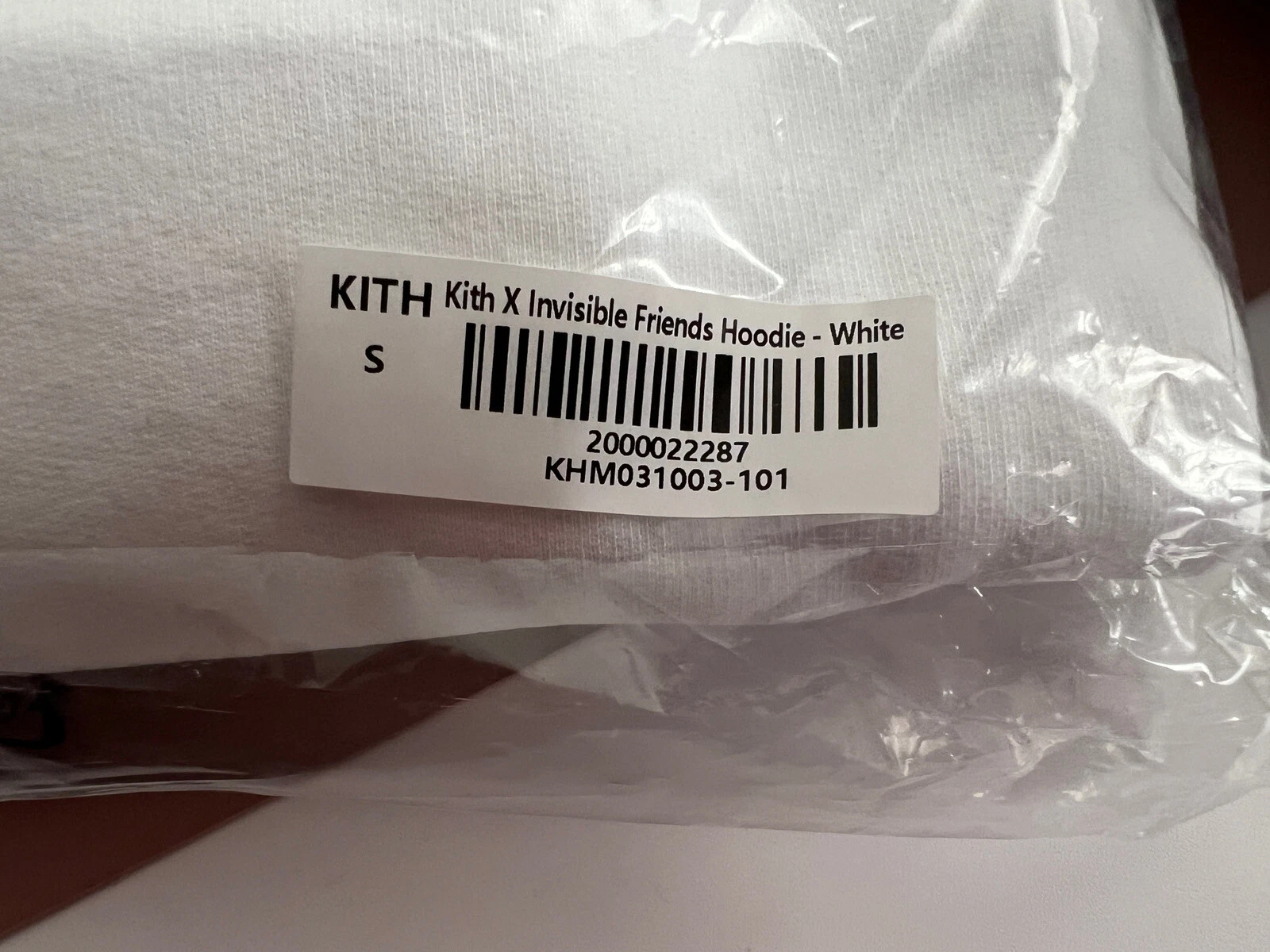 UNDERCOVER Felpa con cappuccio Kith for Invisible Friends bianca taglia small