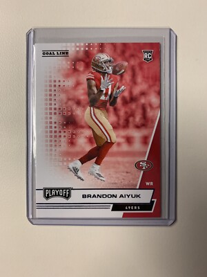 Brandon Aiyuk 2020 Playoff RC Goal Line Parallel #217