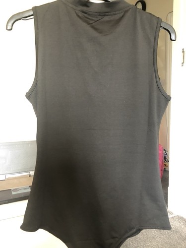 Black Lace Front Bodysuit - Picture 11 of 12