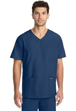 Cherokee WW Originals Scrubs Men's Tuck-in V-Neck Top CK783A NAV Navy Free Ship