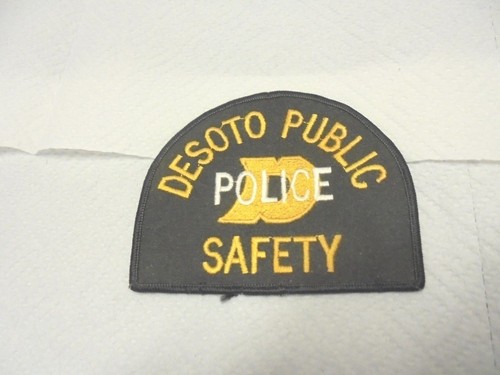 cloth patch desoto public police safety texas