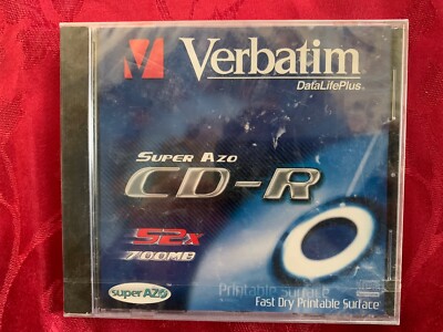 Verbatim Super Azo, CD- R 700 MB CD Rohling 1 Stück Neu & OVP