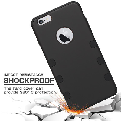 Slim Shockproof Dustproof Protective Front & Back Case Cover for iPhone 6s Plus