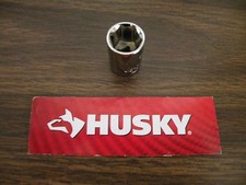 NEW.. HUSKY SOCKET 1/4" Dr Drive SAE Inch In - Shallow 6 Point Pt 6pt - Any Size