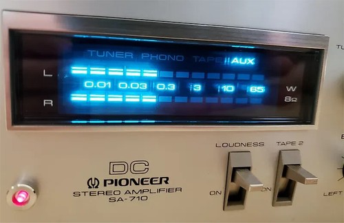 AMPLIFICATORE PIONEER SA-710 Perfettamente FUNZIONANTE