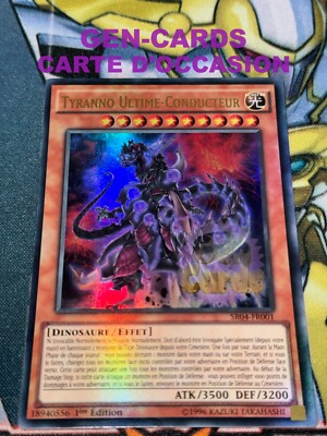 CARTE Yu Gi Oh TYRANNO ULTIME-CONDUCTEUR SR04-FR001 1ère édition | eBay