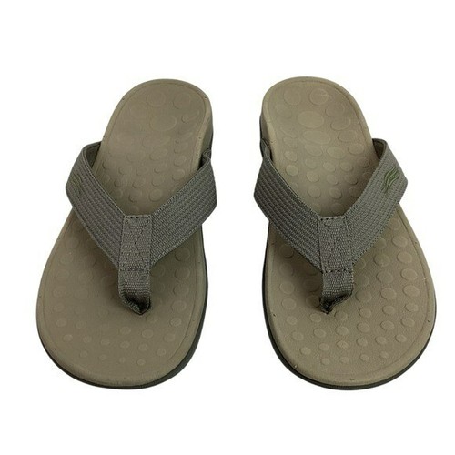 NWOT Orthaheel Wave 2 Tong Sandals Khaki Womens 7 - Picture 2 of 16