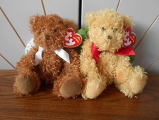 JOYFUL & JOYOUS small Christmas Angel bear soft toy x2 TY BEANIE BABIES with tag
