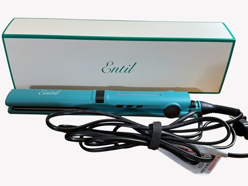 New In Box Entil Ceramic and Titanium Plate Flat Iron Heats in 30 Seconds