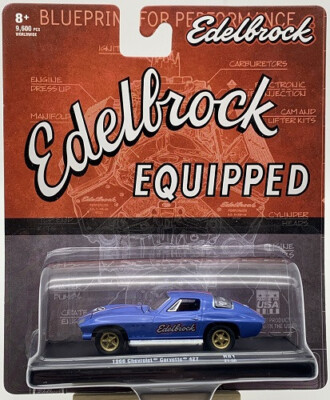 Chevrolet Corvette Edelbrock Limitiert auf 9600 Stück M2 im Maßstab 1:64 NEU OVP