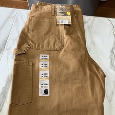 Carhartt Men's Washed Duck Work Dungaree Pants