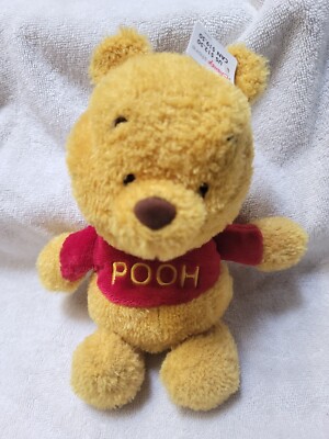 Little Ones Pooh Super Soft Stuffed Plush 10'' Has Beans Disney Store