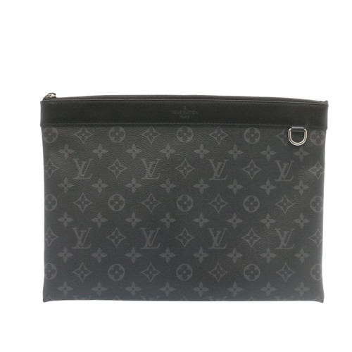 lv black clutch bag