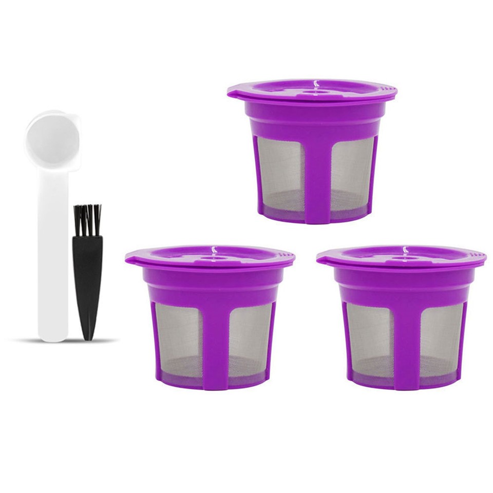 3 KCup For Keurig Coffee Maker Reusable Replacement Coffee Filter