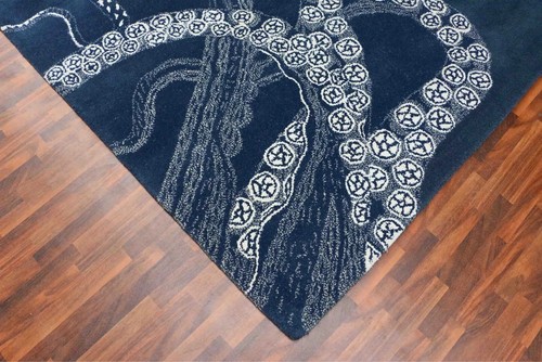 New Rug USA Octopus Handmade Tufted Modern Design 100% Woolen Area Rugs - Picture 40 of 72