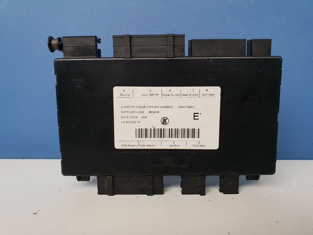 Chrysler Genuine Electric Control Unit Ecu 04602799ac 86390b Chrysler Genuine Electric Control Unit Ecu 04602799ac 86390b
