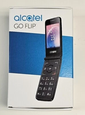 Alcatel GO FLIP 4044-O 4G LTE Flip Cell Phone Tmobile/ AT&T - Blue