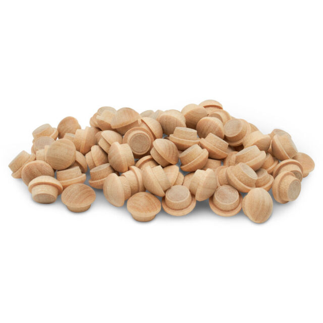 Wood Hole Plugs 5/16 inch Maple Button Top Plugs for Screw Holes | Woodpeckers Wood Hole Plugs 5/16 inch Maple Button Top Plugs for Screw Holes | Woodpeckers