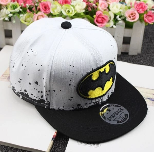Batman Kids Snapback Cap Hat White for kids - Image 2 of 2