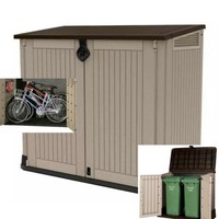 Large Keter Store MIDI Garden Lockable Storage Box XL Shed Outside Bike Bin Tool