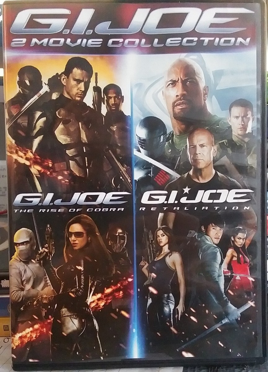 G.I. Joe: 2-Movie Collection (Rise of Cobra / Retaliation DVD) VGC