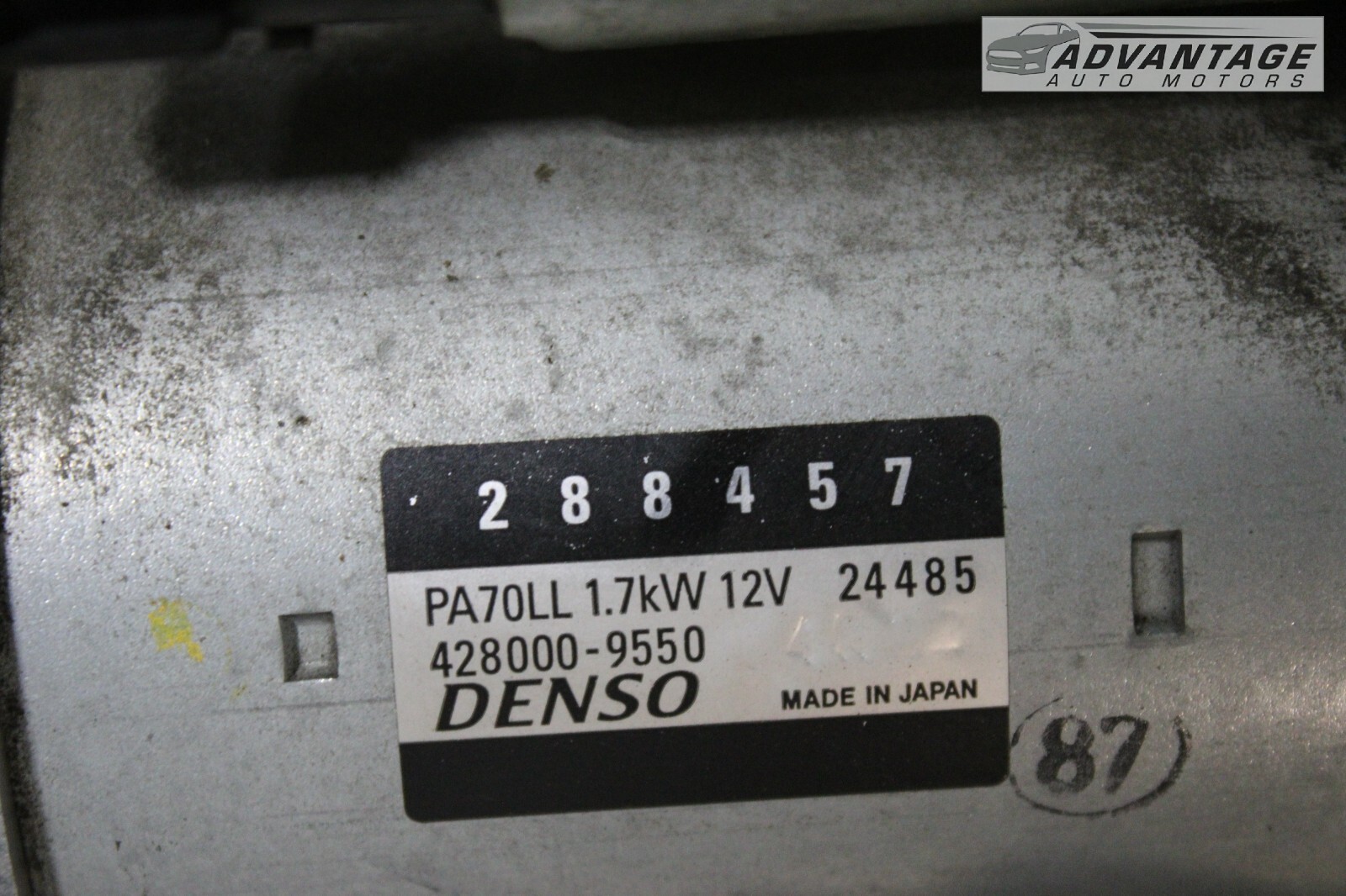 Maserati Ghibli 2014-2021 REAR Starter motor