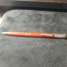 Vintage Scripto Translucent Red Mechanical Pencil-Atlanta USA
