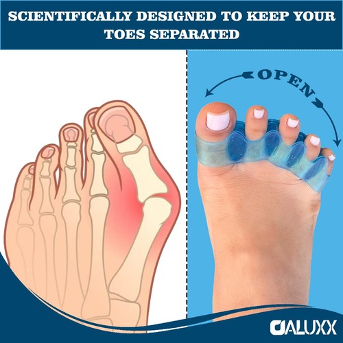 Toe Spacers for Women and Men, Toe Separators, Bunion Corrector, pain relief. - Picture 12 of 29