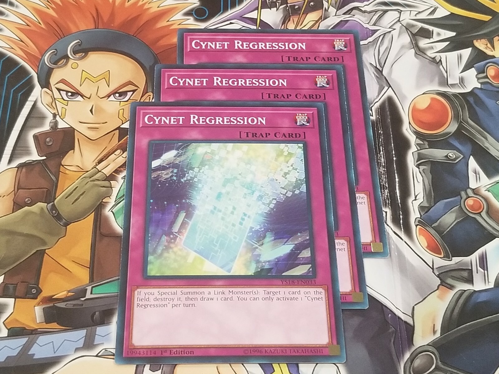Yugioh! ~ Cynet Regression (x3) [YS18-EN033] (Common) - NM, 1st Edition