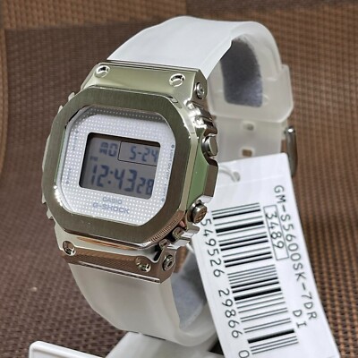Casio G-Shock GM-S5600SK-7D Digital Metal Semi-Transparent Ladies