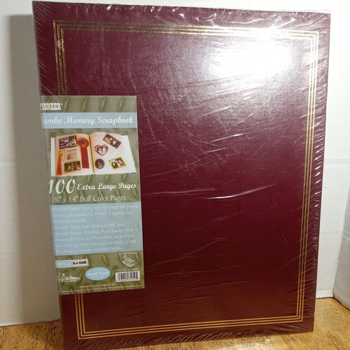 Pioneer Jumbo Family Memory Album 11 3/4x14" Scrapbook with 50 Archival