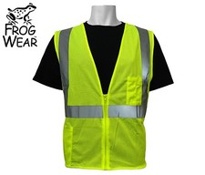 Pack of 10 3M ANSI Class 2 Mesh Safety Vest High Visibility Yellow Large