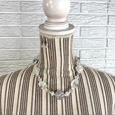 Beaded Statement Necklace  Earrings Set Stocking Stuffer Gift Idea