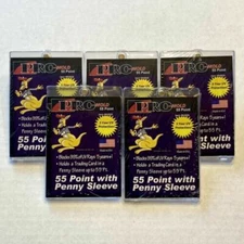5 Pro-Mold 55PT Mag Card Holders w Penny Sleeve MH55S - Free Shipping Always!